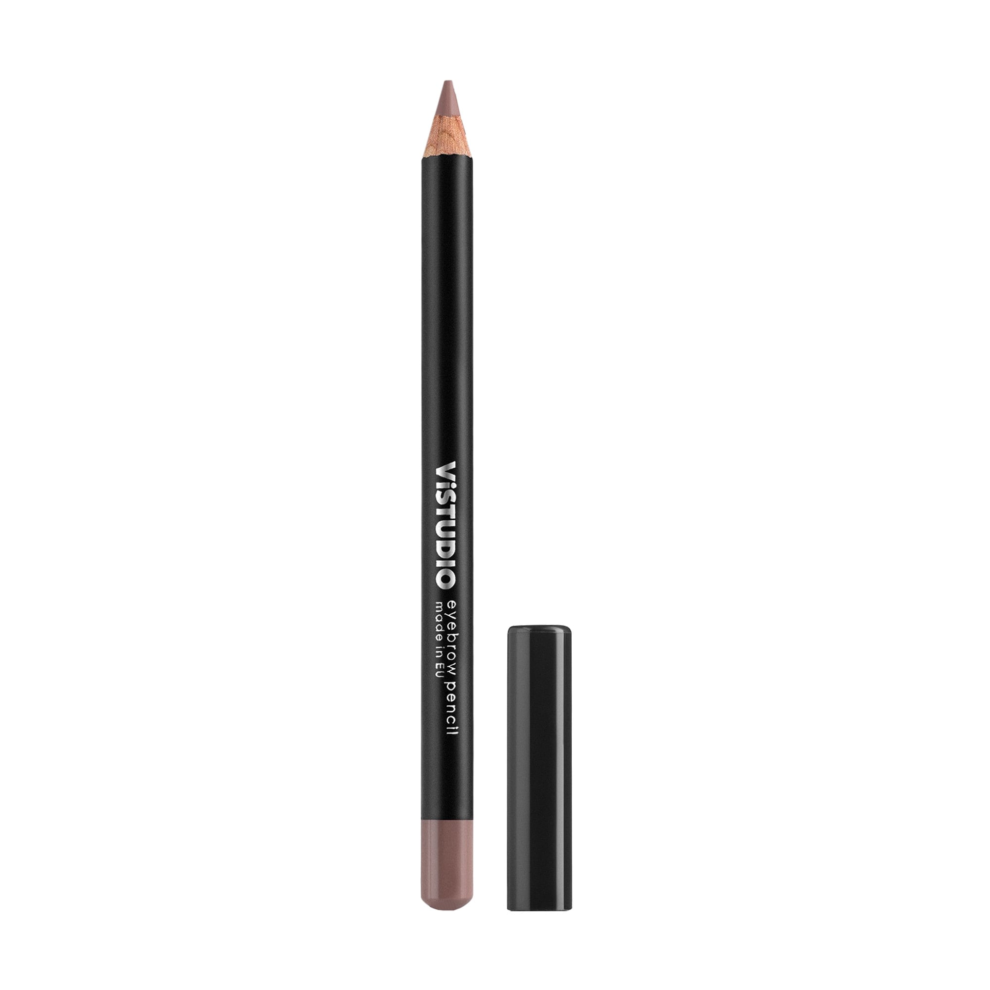 Пудровий олівець для брів ViSTUDIO Eyebrow Pencil Темно-коричневий з теплим підтоном, 1.8 г